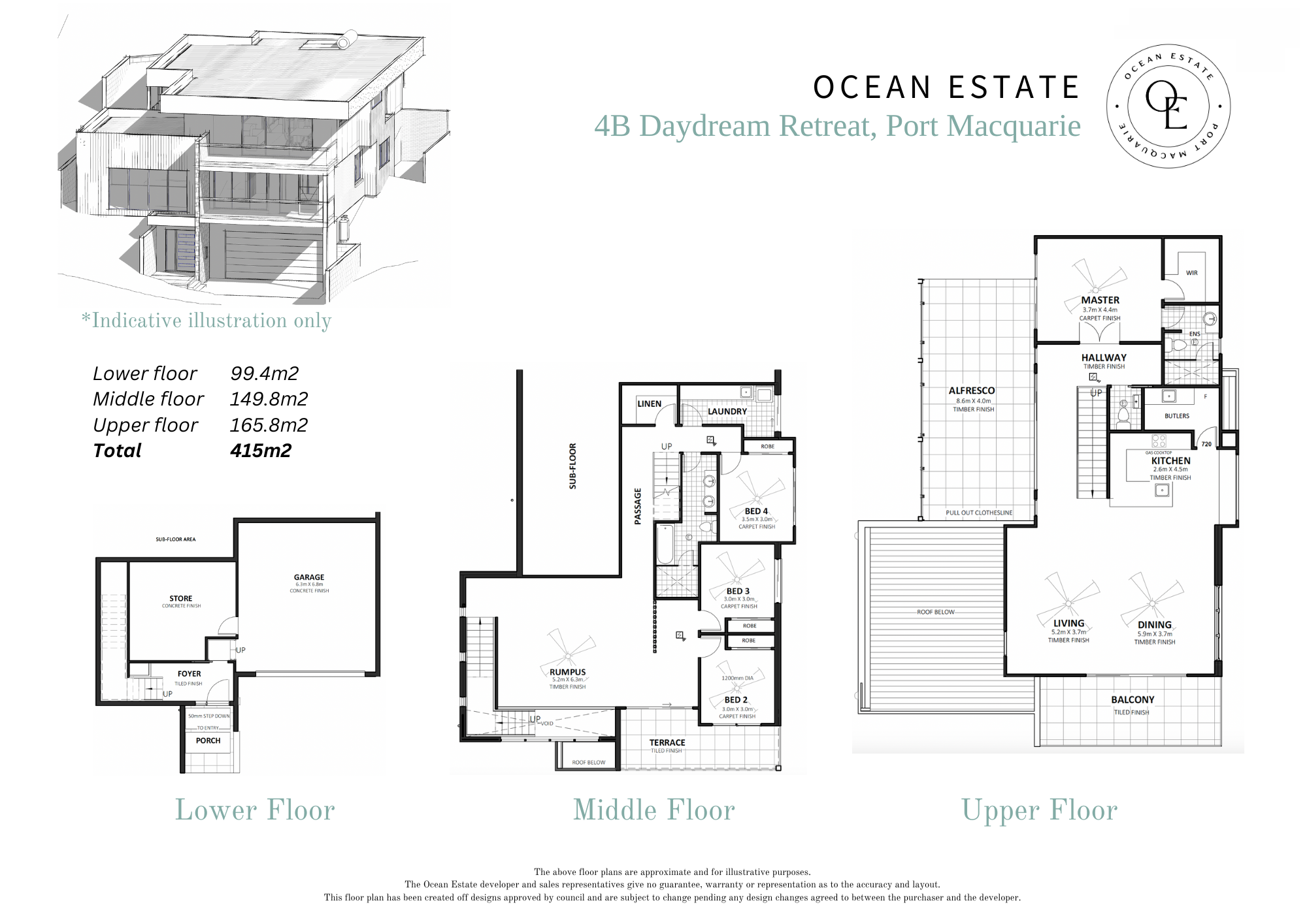 Ocean Estate Bedroom